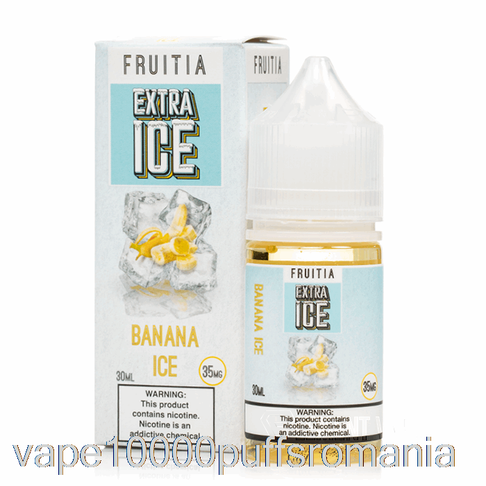 Vape Romania Banana Ice - Extra Gheata - Saruri De Fructe - 30ml 35mg